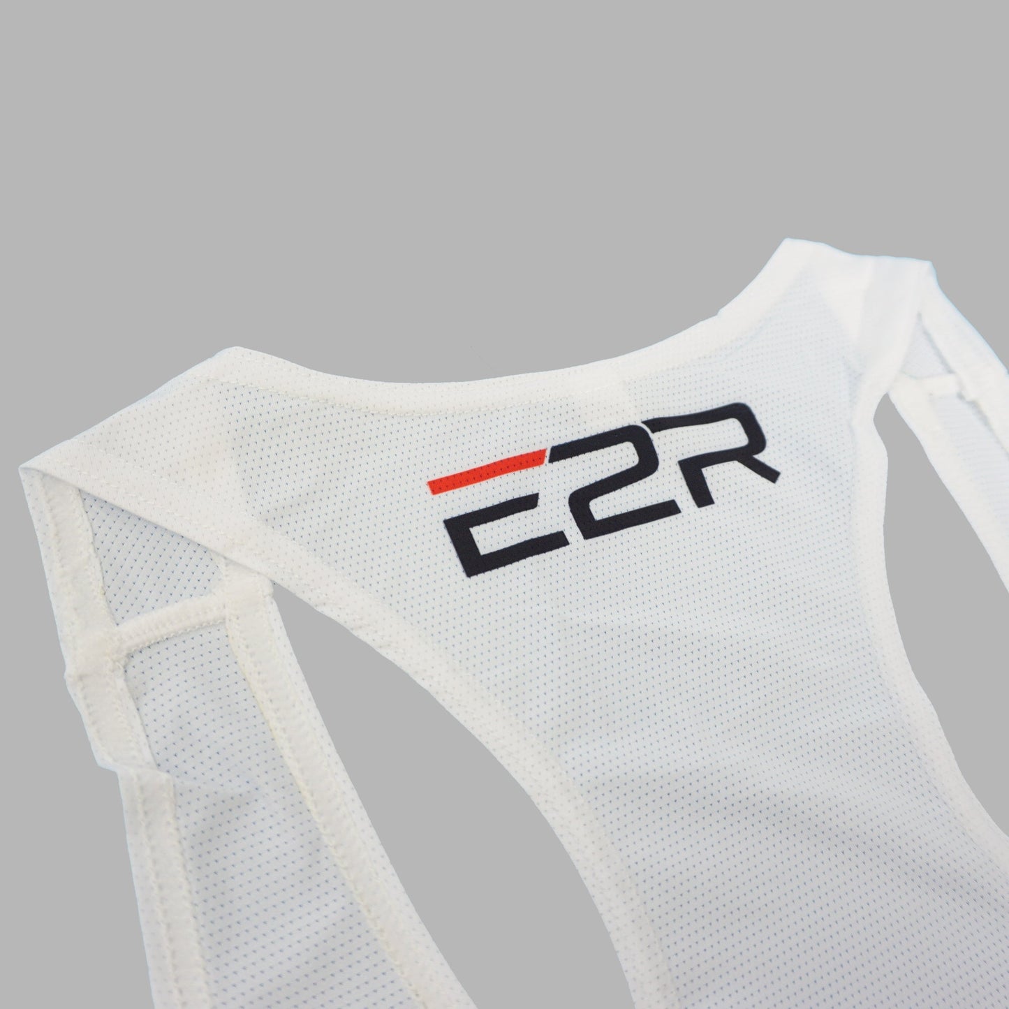 Racerback White Run Singlet