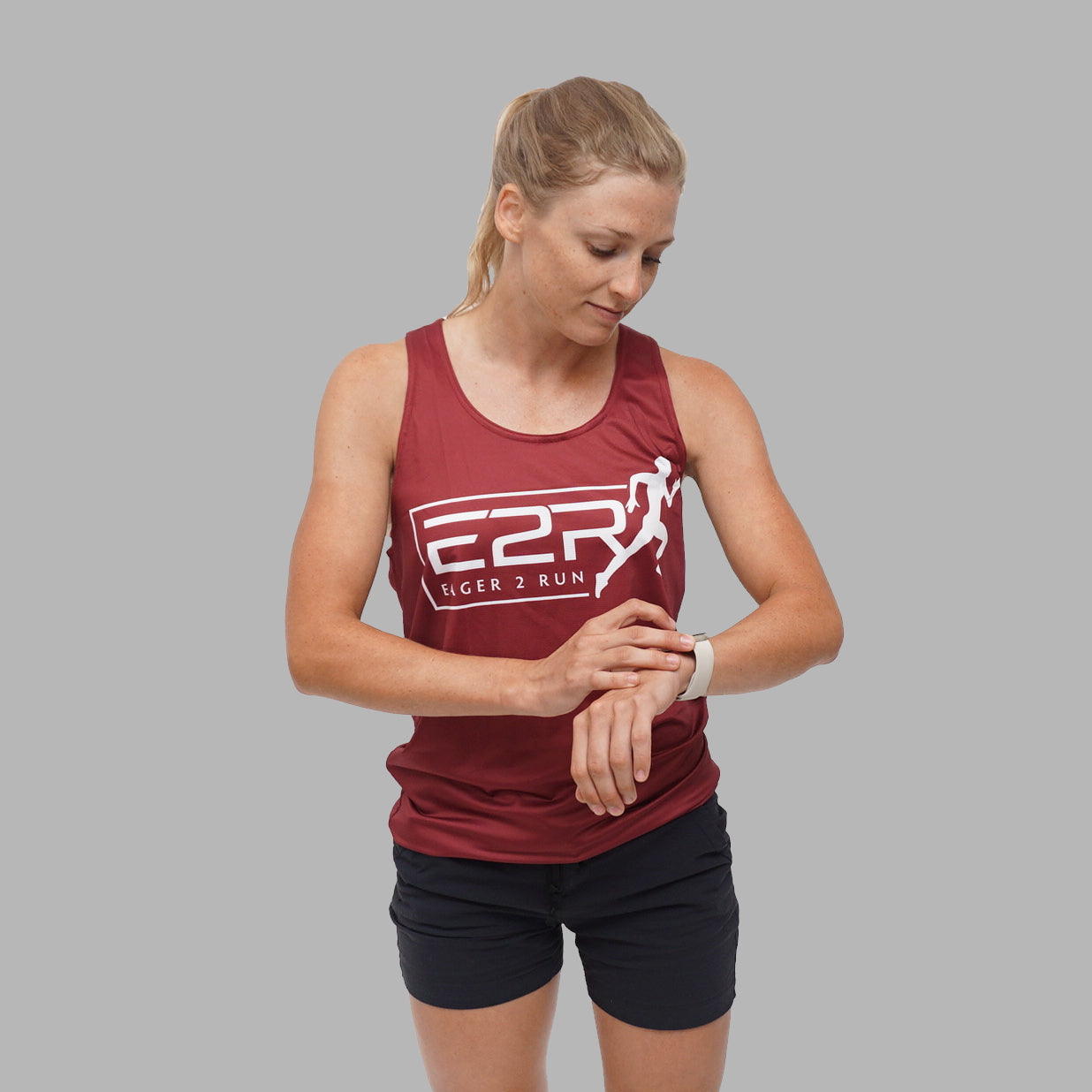 Racerback Red Run Singlet