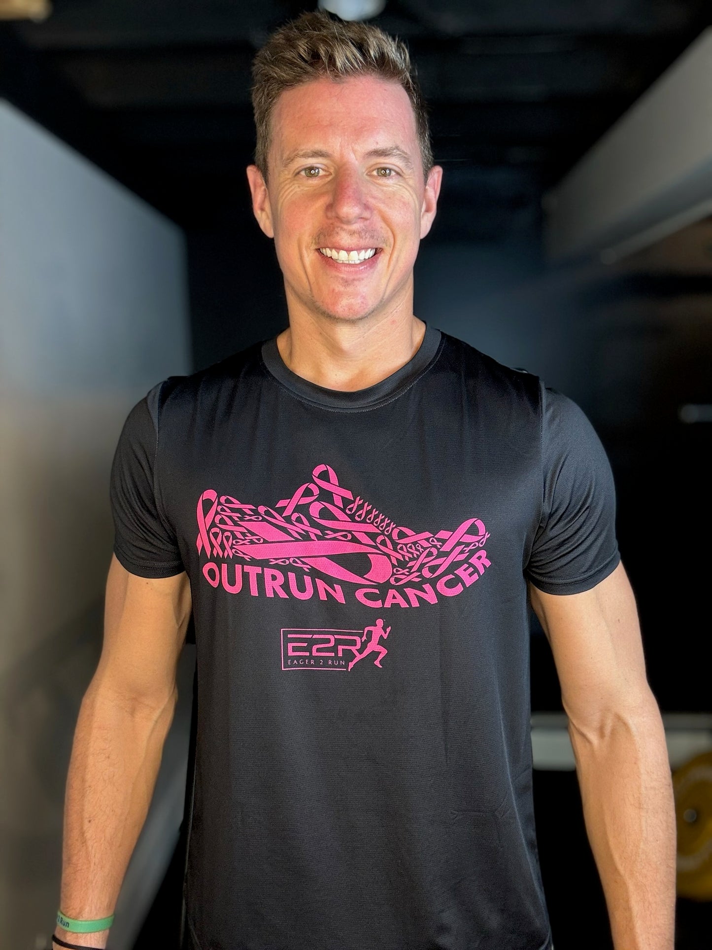 Out Run Cancer Running Shirt