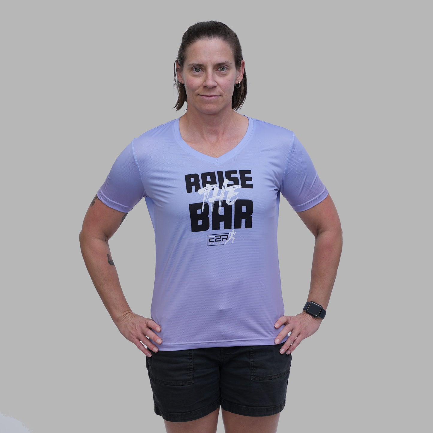 Women's Raise the Bar Running Shirt - Lilac